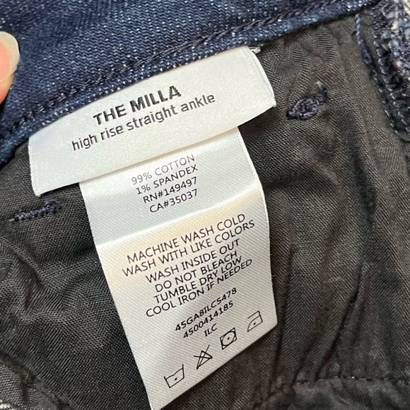 Joe’s Jeans Milla High-Rise Leopard Print Straight Ankle Jeans Size 27 - Picture 4 of 11